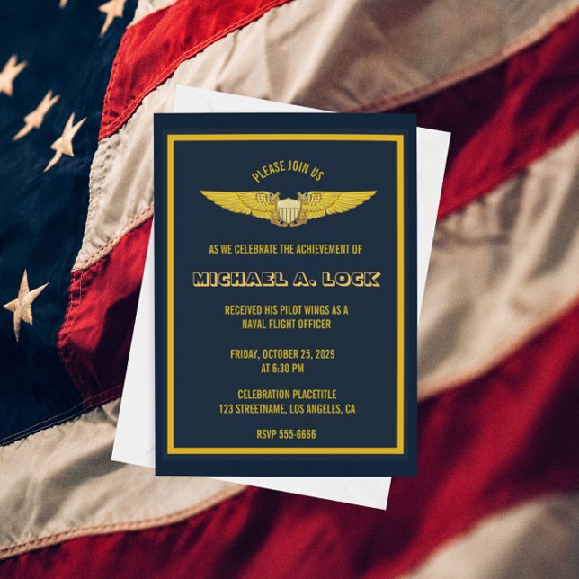 Invitations de l'officier de vol de la NFO (Créateur téléchargé)