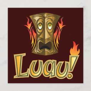Invitations de Luau 3 Party