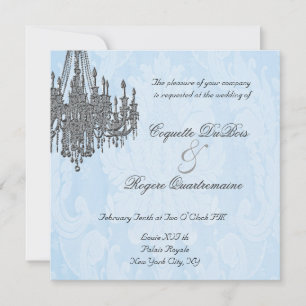 Invitations de lustre La Silver Sparkle