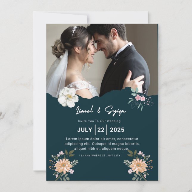 invitations de mariage (Devant)