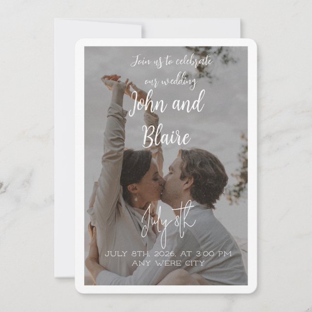 Invitations de mariage (Devant)
