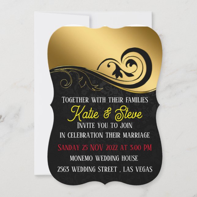 invitations de mariage (Devant)