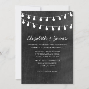 Invitations de mariage à cordes