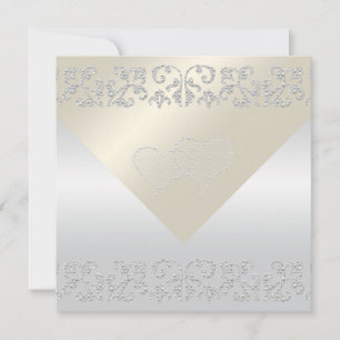 Invitations de mariage à l'élégante perle