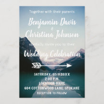 Invitations de mariage à Mountain Lake