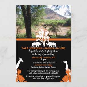 Invitations de mariage africaines