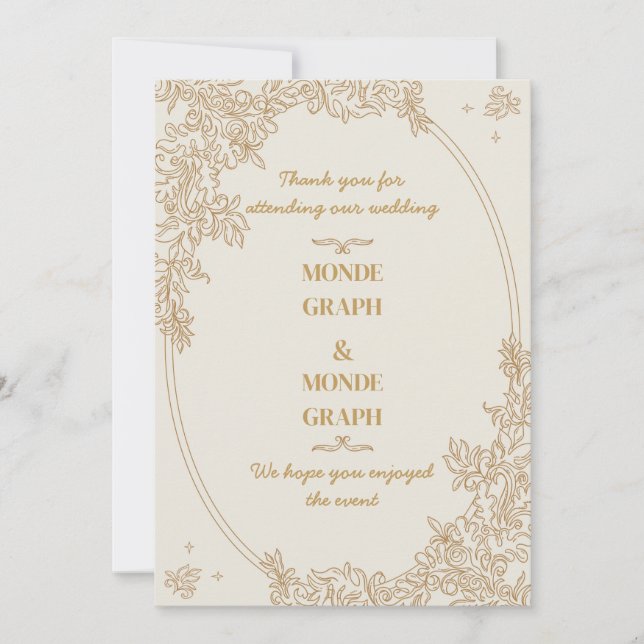 Invitations de mariage Art (Devant)