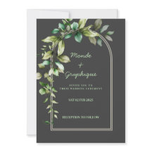 Invitations de mariage Art