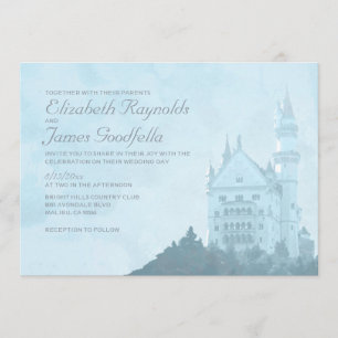 Invitations de mariage au château de Fairytale