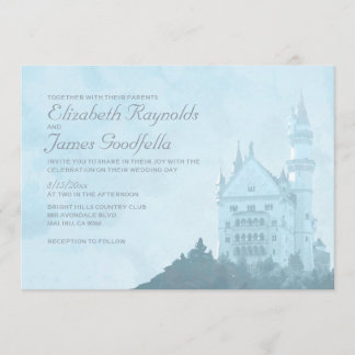 Invitations de mariage au château de Fairytale