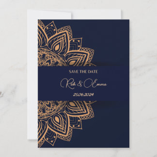 Invitations de mariage avec conception élégante
