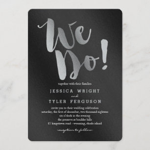 Invitations de mariage brillantes et prometteuses 