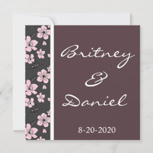 Invitations de mariage Cherry Blossom