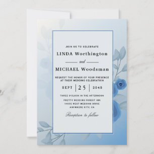 Invitations de mariage couleur mer