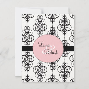 Invitations de mariage de chandelier - 4,25 po x 5