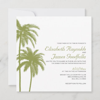 Invitations de mariage de destination de plage Vin