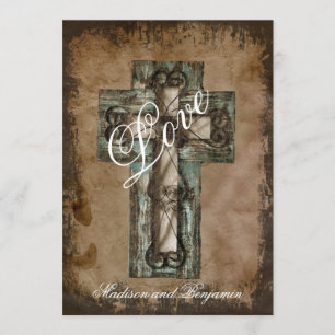 Invitations de mariage de la Croix-Occidentale du 