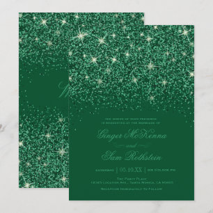 Invitations de mariage de Parties scintillant Emer