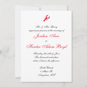 Invitations de mariage "Deep Sea"