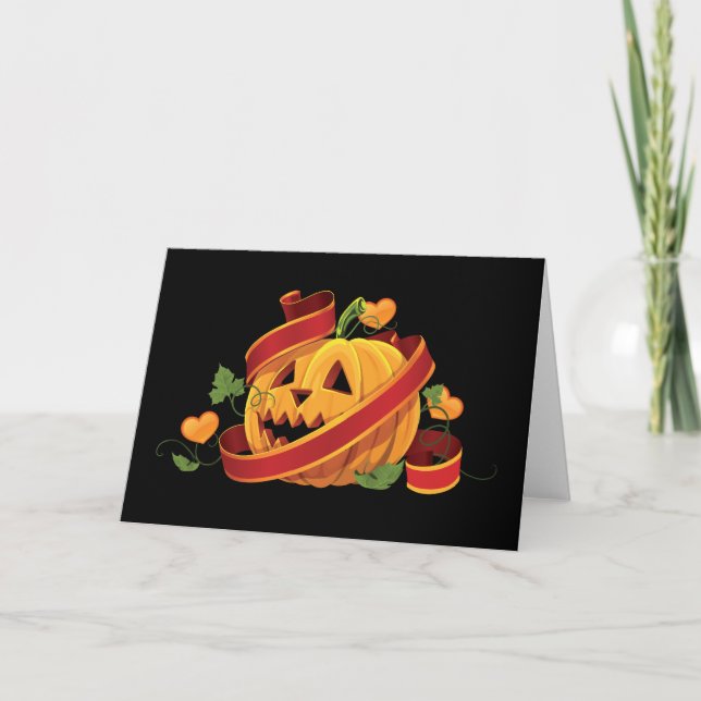 Invitations de mariage d'Halloween (Devant)