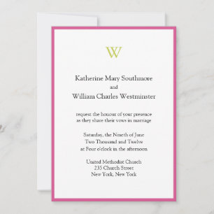 Invitations de mariage élégantes