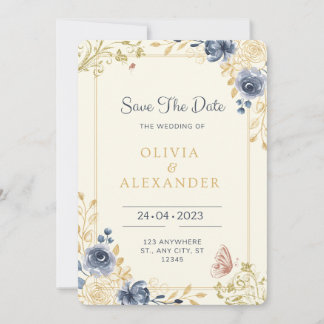 Invitations de mariage florales