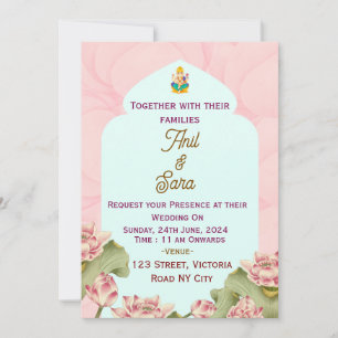 Invitations de mariage indiennes