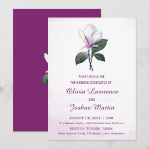Invitations de mariage Magnolia