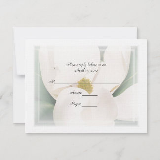 Invitations de mariage Magnolia R.S.V.P