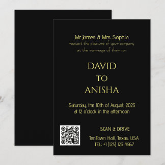 Invitations de mariage personnalisées | Conception