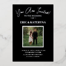 Invitations de mariage photo | Accents à huile d'a