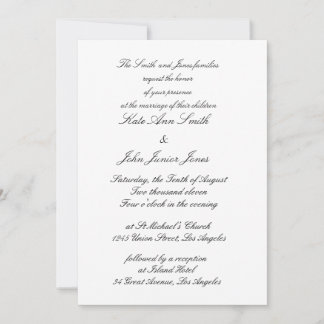 Invitations de mariage rustique