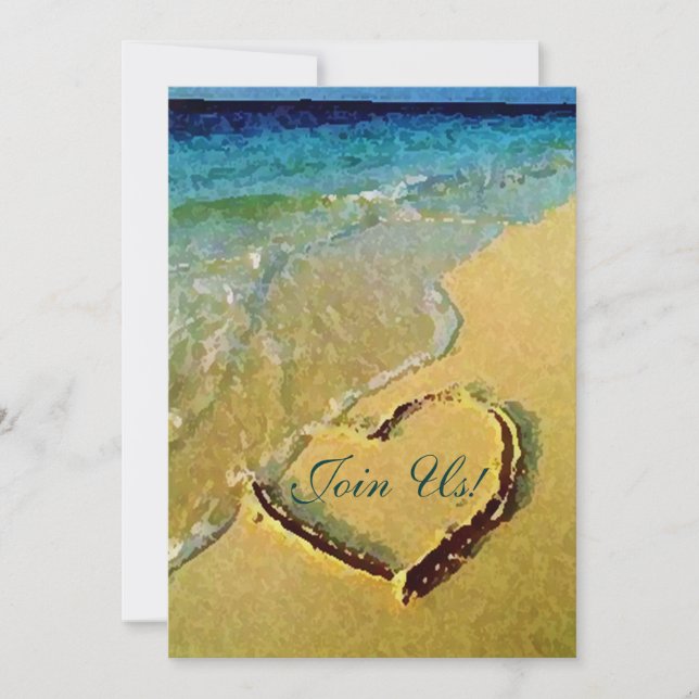 Invitations de mariage salé (Devant)