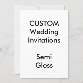 Invitations de mariage SEMI GLOSS personnalisées 5