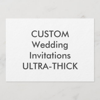 Invitations de mariage ULTRA-THICK 360lb 7" x 5"