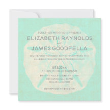 Invitations de mariage Vintage pour le sable de Bu