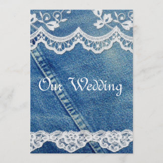 Invitations de Mariages campagnards rustiques Deni