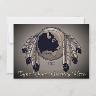 Invitations de Métis Cartes d'art autochtones pers