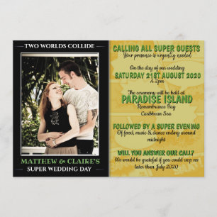 Invitations de noces graphiques