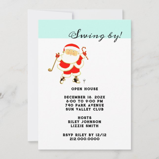 Invitations de Noël (Devant)