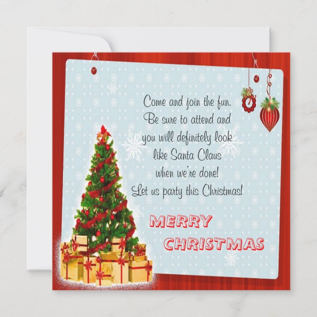 Invitations de Noël (Devant)