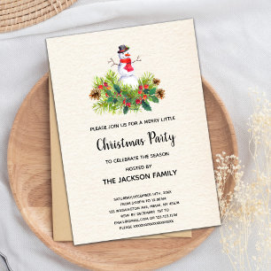 Invitations de Noël de Ice Man