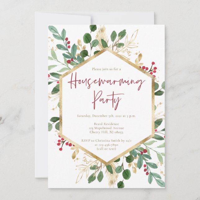 Invitations de Noël de Noël (Devant)