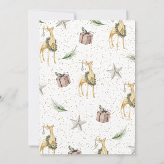 Invitations de Noël rustiques