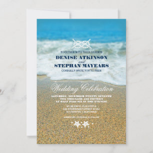 Invitations de noeud de la corde de mariage de pla