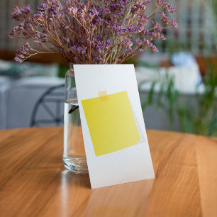 Invitations de notes de billets jaunes