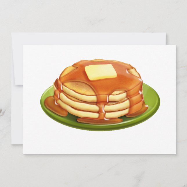 Invitations de Pancakes (Devant)