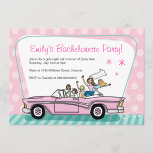 Invitations de partie de Bachelorette avec