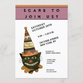 Invitations de partie de Halloween