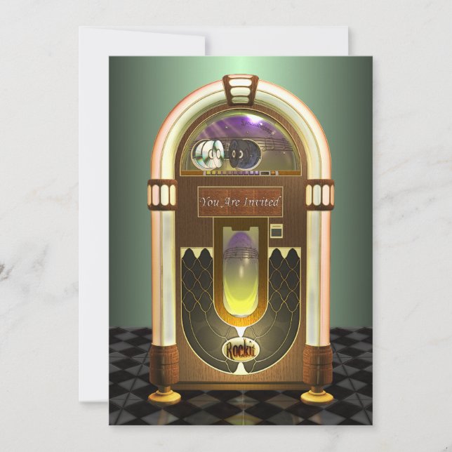 Invitations de partie de librairie (Devant)